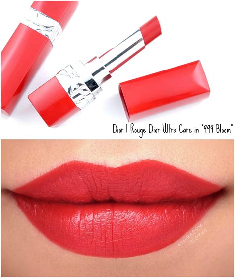 rouge dior ultra care lipstick swatches|christian dior rouge lipstick 999.